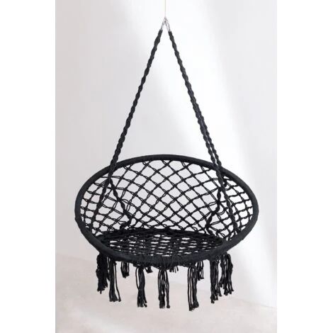 Sillón Colgante De Jardín Bahli SKLUM Negro 4 Sillón Colgante De Jardín Bahli SKLUM Negro - Imagen 4