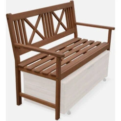 Banco De Madera-120x60cm -Mano Mano Ventas 17046701 5