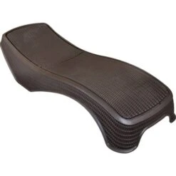 Tumbona Relax Chillvert New Port Resina Imitación Ratan Con Cojín Marrón Chocolate