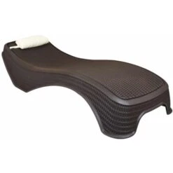 Tumbona Relax Chillvert New Port Resina Imitación Ratan Con Cojín Marrón Chocolate -Mano Mano Ventas 17075625 3