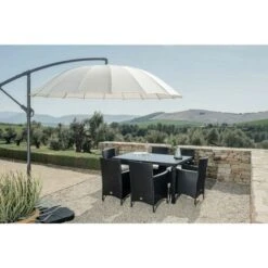 Muebles De Jardín COMEDOR Comedor Washington 6 Plazas 6 Sillones, 1 Mesa De Comedor Ratán Sintético KieferGarden -Mano Mano Ventas 17650168 4