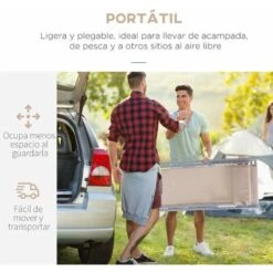 OUTSUNNY Conjunto De 2 Tumbonas Plegables Con Respaldo Regulable En 5 Posiciones Y Reposacabezas Acolchado Incorporado 58x96,5x91,5 Cm 8 OUTSUNNY Conjunto De 2 Tumbonas Plegables Con Respaldo Regulable En 5 Posiciones Y Reposacabezas Acolchado Incorporado 58x96,5x91,5 Cm -Mano Mano Ventas 18033739 4