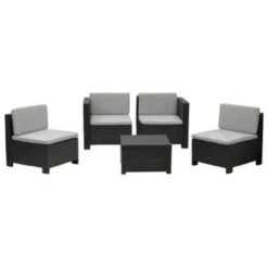 SET VERONA MODULABLE GRAFITO