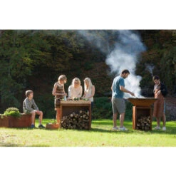 MESA DE CORTE DE TECA ALMACENAJE OFYR BUTCHER BLOCK BBS-90-TW -Mano Mano Ventas 18715330 4