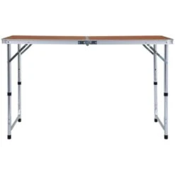 Mesa De Camping Plegable De Aluminio 120x60 Cm VidaXL -Mano Mano Ventas 18798671 4