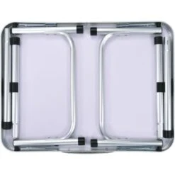 Mesa De Camping Plegable Aluminio Blanco 60x45 Cm VidaXL 8 Mesa De Camping Plegable Aluminio Blanco 60x45 Cm VidaXL -Mano Mano Ventas 18798725 4