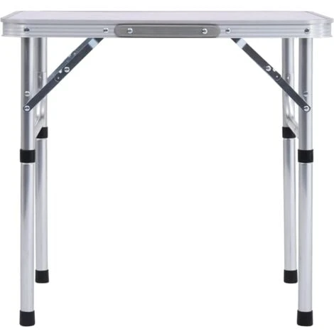 Mesa De Camping Plegable Aluminio Blanco 60x45 Cm VidaXL 5 Mesa De Camping Plegable Aluminio Blanco 60x45 Cm VidaXL - Imagen 5