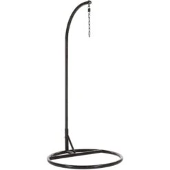 Soporte Para La Silla Colgante De Acero Con Recubrimiento En Polvo Negro Con Cadena STAN