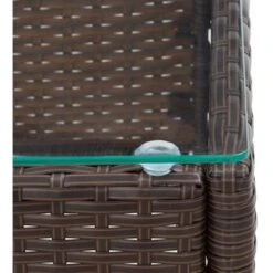 Mesa De Centro De Ratán Sintético Marrón 60x40x36 Cm VidaXL 7 Mesa De Centro De Ratán Sintético Marrón 60x40x36 Cm VidaXL -Mano Mano Ventas 19165457 3