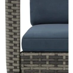 Silla Mecedora Para Jardín De Ratán Sintético Gris Antracita VidaXL -Mano Mano Ventas 19353489 5