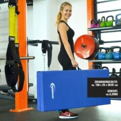 Eyepower Colchoneta Para Volteretas RG20 200x100x5cm Espesa Plegable Azul-Negro 7 Eyepower Colchoneta Para Volteretas RG20 200x100x5cm Espesa Plegable Azul-Negro -Mano Mano Ventas 19577625 3