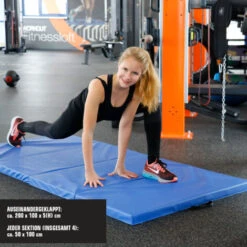 Eyepower Colchoneta Para Volteretas RG20 200x100x5cm Espesa Plegable Azul-Negro 9 Eyepower Colchoneta Para Volteretas RG20 200x100x5cm Espesa Plegable Azul-Negro -Mano Mano Ventas 19577625 5