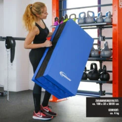 Eyepower Colchoneta Para Volteretas RG20 200x100x8cm Espesa Plegable Azul-Negro 7 Eyepower Colchoneta Para Volteretas RG20 200x100x8cm Espesa Plegable Azul-Negro -Mano Mano Ventas 19577629 3