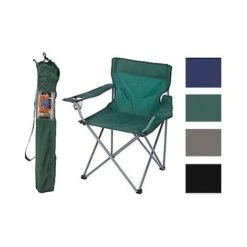 Silla Plegable Políester Con Respaldo -