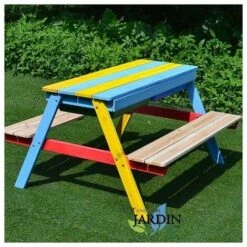 Mesa Picnic Infantil 89x85x49 Cm Con Bancos