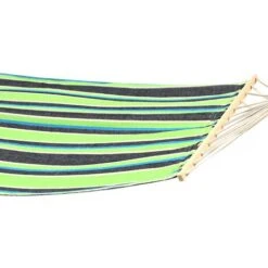 Hamaca De Madera Con Lona De Algodón Dallas - 3 M - Verde Mixto -Mano Mano Ventas 20160482 5
