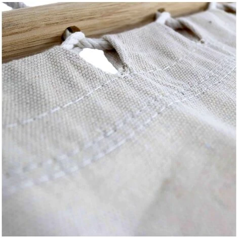 Hamaca De Madera Con Lona De Algodón Dallas - 3 M - Crudo 4 Hamaca De Madera Con Lona De Algodón Dallas - 3 M - Crudo - Imagen 4