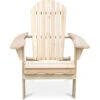Silla De Jardín Adirondack - Madera Madera Natural Clara - Madera De Pino
