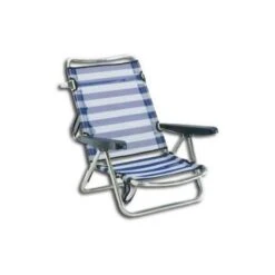 MIBRICOTIENDA Playa Finstock Silla-cama Fibreline Con Asa Aluminio 607alf-0056
