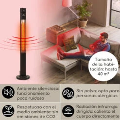 Blumfeldt Heat Guru Plus Radiador 2000 W 3 Niveles De Calor Mando A Distancia Negro -Mano Mano Ventas 22853966 3