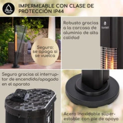 Blumfeldt Heat Guru Plus Radiador 2000 W 3 Niveles De Calor Mando A Distancia Negro -Mano Mano Ventas 22853966 4