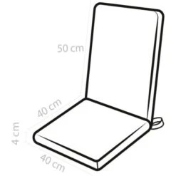 Cojín De Silla Beige De Poliéster Impermeable Moderno Para Jardín De 40 X 90 Garden - -Mano Mano Ventas 22914410 3