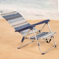 Silla Playa Plegable Baja 5 Posiciones Marinera Aktive 46,5x50x85 Cm -Mano Mano Ventas 22944323 3