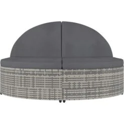 Tumbona Para 2 Personas Con Cojines Ratán Sintético Gris VidaXL 8 Tumbona Para 2 Personas Con Cojines Ratán Sintético Gris VidaXL -Mano Mano Ventas 23219005 4