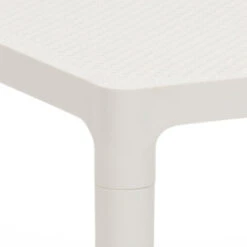 Mesa De Centro Cuadrada 45x45 Cm Para Interior Y Exterior Aviat Color: Blanco -Mano Mano Ventas 23916464 5