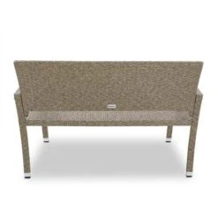 Casaria Banco De Jardín Poliratán Muy Resistente Y Espacioso Carga Hasta 320 Kg 122x87x60cm Para Exteriores Resiste Intemperie Y Rayos UV Crema -Mano Mano Ventas 24114732 5