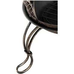 Chimenea De Jardín Estufa Para Exteriores Fabricada En Acero 90 Cm Abierta 360° -Mano Mano Ventas 24396403 4