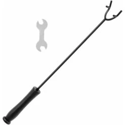 Brasero Para Jardín Con Cubierta Estufa Mesa De Exterior Hierro/Cerámica Ø 76 Cm -Mano Mano Ventas 24396408 5