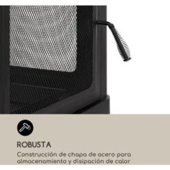 Blumfeldt Macondo Chimenea Brasero 35x35cm Compartimento Para Madera Negro -Mano Mano Ventas 25950837 3