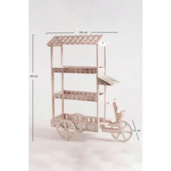 Carritos Candy Bar - Carrito Candy Bar Cake Blanco Envejecido -Mano Mano Ventas 28361483 3