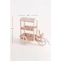 Carritos Candy Bar - Carrito Candy Bar Coconut Blanco Envejecido -Mano Mano Ventas 28361485 3