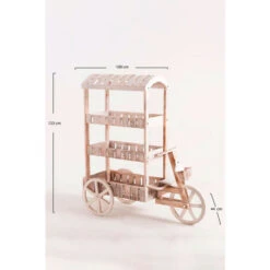 Carritos Candy Bar - Carrito Candy Bar Peach Blanco Envejecido -Mano Mano Ventas 28361487 3