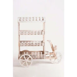 Carritos Candy Bar - Carrito Candy Bar Peach Blanco Envejecido -Mano Mano Ventas 28361487 4