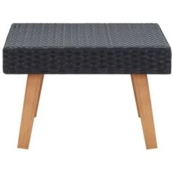 Mesa De Centro De Jardín Ratán Sintético Negro VidaXL -Mano Mano Ventas 28406689 5