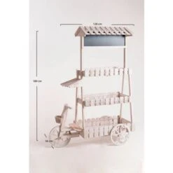 Carritos Candy Bar - Carrito Candy Bar Cream Blanco Envejecido -Mano Mano Ventas 28419819 3