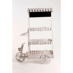 Carritos Candy Bar - Carrito Candy Bar Cream Blanco Envejecido -Mano Mano Ventas 28419819 5