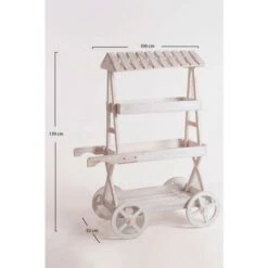 Carritos Candy Bar - Carrito Candy Bar Cloud Blanco Envejecido 7 Carritos Candy Bar - Carrito Candy Bar Cloud Blanco Envejecido -Mano Mano Ventas 28419820 3