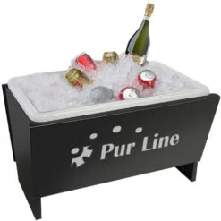 Brasero Exterior En Acero Negro 2 En 1 Con Nevera -Mano Mano Ventas 28602906 4