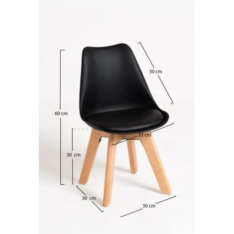 Hoteles - Pack 2 Sillas Synk Kid (Infantil) - Negro 3 Hoteles - Pack 2 Sillas Synk Kid (Infantil) - Negro - Imagen 3