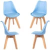 Hoteles - Pack 4 Sillas Synk Kid (Infantil) - Azul Claro