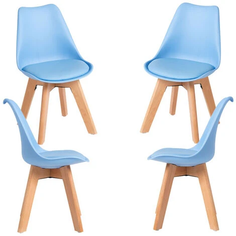 Hoteles - Pack 4 Sillas Synk Kid (Infantil) - Azul Claro 1 Hoteles - Pack 4 Sillas Synk Kid (Infantil) - Azul Claro
