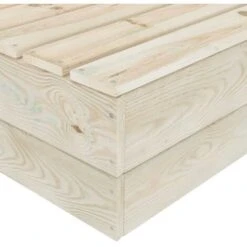 Mesa De Jardín De Madera De Abeto Impregnada 60x60x30 Cm VidaXL -Mano Mano Ventas 28965179 5