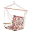 OUTSUNNY Silla Colgante Para Exterior Interior De Flores 100x106cm Carga Máx. 100 Kg