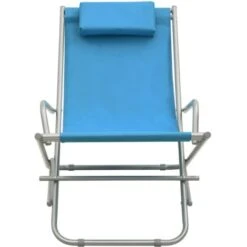 Sillas Mecedoras 2 Unidades Acero Azul VidaXL -Mano Mano Ventas 30441372 4