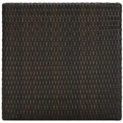 Mesa Alta Para Jardín Ratán Sintético Marrón 60,5x60,5x110,5 Cm VidaXL -Mano Mano Ventas 30547723 4
