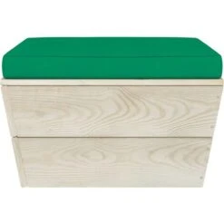 Otomana De Palets De Jardín Con Cojín Madera Abeto Impregnada VidaXL 8 Otomana De Palets De Jardín Con Cojín Madera Abeto Impregnada VidaXL -Mano Mano Ventas 30554056 4